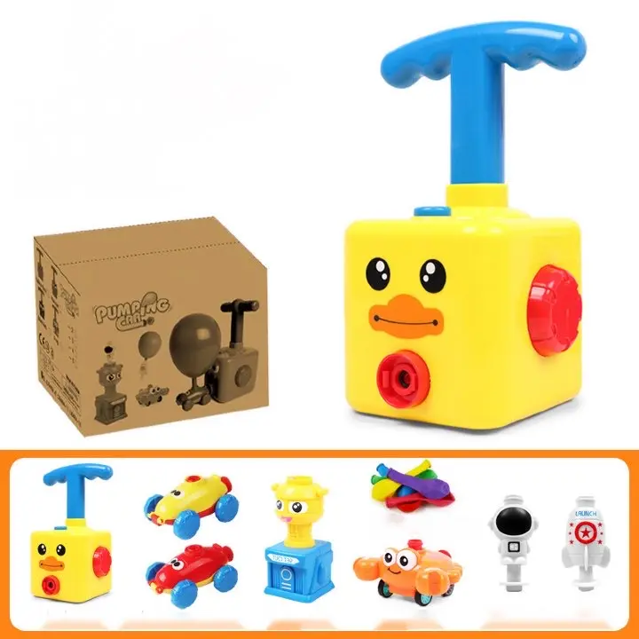 Juguetes para niños pequeños de 3 a 4 años para niños y niñas, juego de lanzador de globos y coche motorizado, divertido juguete STEM para niños de 3 a 5 años - 1