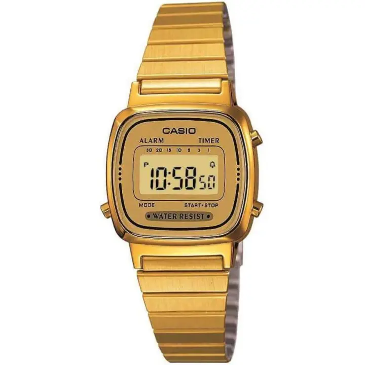 Casio Reloj Digital LA-670WGA-9 Color Dorado - 1