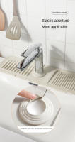 Alfombrilla De Drenaje Rápido De Silicona Para Grifo Y Baño Matriz Plegable Antisalpicaduras Multifuncional Con Diseño De Inclinación Para Almacenamiento De Jabón Moderno Y Ecológico - details 10