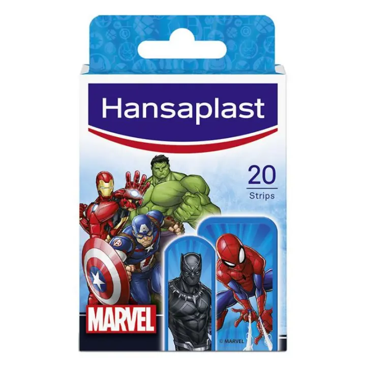 Hansaplast Apósitos Infantiles Marvel 20 - Protección Bacteriana 99% - 1