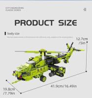 Bloques De Construcción Helicóptero Mi 28 Armas 28 Deformación Ciudad Engineering Vehículo Juguetes Para Niños Regalos De Vacaciones - details 13