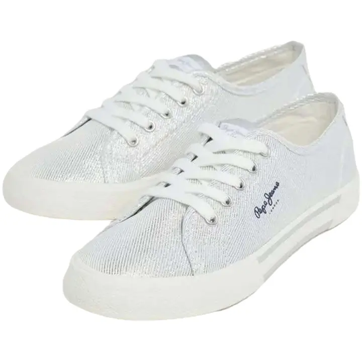 Calzado Lifestyle marca Pepe Jeans modelo Pls31439-934 para mujer en color plata - 1