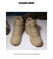 Botas De Entrenamiento De Combate En Desierto Para Hombres Antideslizantes Resistente Al Desgaste Para Camping Montañismo Pesca Caza Senderismo Zapatillas De Exterior - details 9