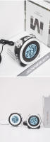 Reloj De Alarma Multifuncional Con Vibración Y Luz Backlight Mostrador Decorativo Con Fecha Doble Alarma Y Visualización De La Semana Material Plástico Estilo Moderno Negro/Blanco - details 10