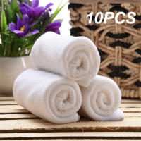 Toallas De Rostro Blancas Suaves De Microfibra 10 Piezas Toallas De Baño De Hotel Toallas De Mano Multifuncionales Portátiles Para Limpieza - details 0