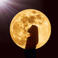 Lámpara De Noche Proyectora De Luna Y Planetas Recargable Iluminación Estelar Para Decoración De Habitación Infantil Luz LED Atmosférica - details 7