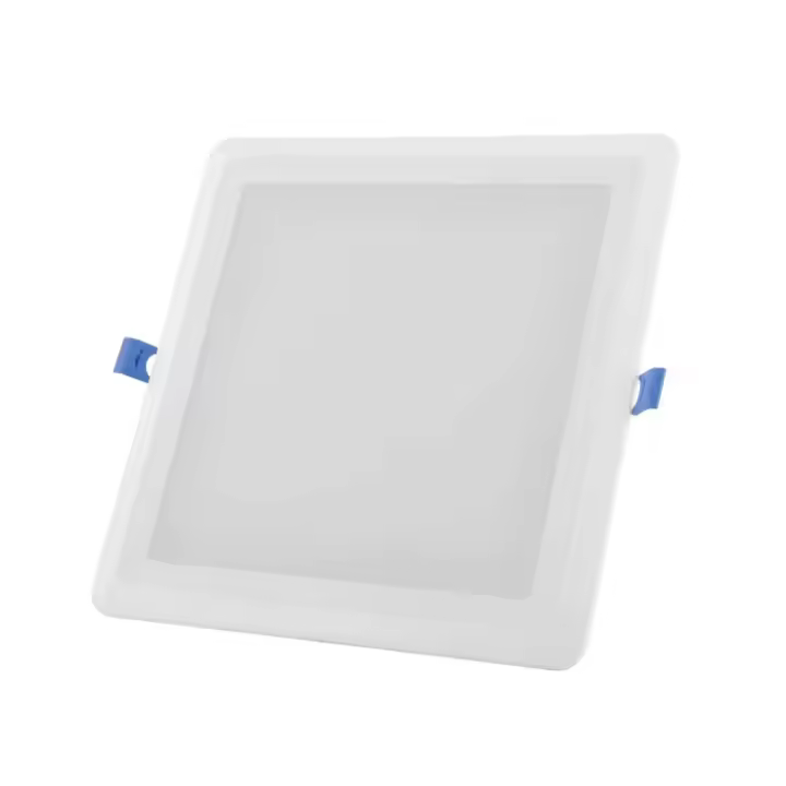 PLACA DOWNLIGHT EMPOTRABLE LED GSC EVOLUTION LONDA CUADRADA BLANCA 18W LUZ BLANCA 6500K 1850 LUMENES - 1