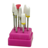 Juego De 7 Piezas De Corte Para Manicura Cortadores De Cerámica Para Broca Eléctrica Máquina De Manicura Y Pedicura Corundum - details 9