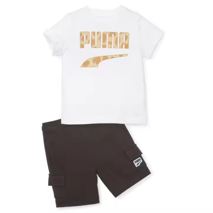 Conjunto Niños Puma Minicats Downtown Blanco - 1