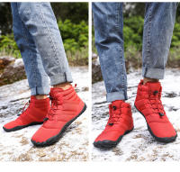 Zapatos deportivos de algodón para exteriores de cinco dedos para hombres y mujeres, además de botas cálidas de terciopelo,botas de nieve para parejas resistentes al desgaste y antideslizantes. - details 6