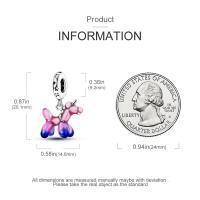 Encanto De Mariposa Morada Y Oso Serie Lindo Bolas De Plata De Ley 925 Para Pulsera Original De 3mm Joyería Para Mujer Regalo - details 7