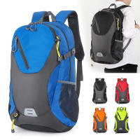 Mochila De Viaje Grande 40L De Poliéster Para Hombres Y Mujeres Con Cinta Reflejante Para Senderismo Y Viajes Color Variado Tamaño 30x19x51cm - details 2