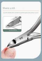 Kit De Manicura Profesional KK 11 En 1 Herramientas De Uñas Incluye Acrílico Cortauñas Tijeras Y Pinzas De Acero Inoxidable Para Cuidado De Manos Y Pies - details 4