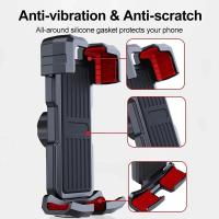 Soporte De Teléfono Para Bicicleta Y Motocicleta Compatible Con iPhone Samsung Y Todas Las Teléfonos Móviles Soporte De Manillar Para Navegación - details 3