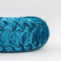 Almohada redonda de terciopelo con forma de rueda y diseño de flor de hielo para sofá, mesita de noche, ventana salediza, futón, almohada de calabaza - details 25