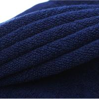 Juego De Toallas De Algodón 2 Piezas 1 Toalla De Mano 34x74cm Y 1 Gran Toalla De Baño 70x140cm Azul Blanco Marrón Con Bordado Geométrico Regalo - details 6