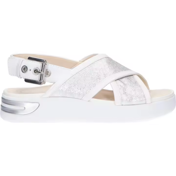 GEOX D92CMA 0CFBC D OTTAYA C0434 SILVER-WHITE Women's Sandals - 1
