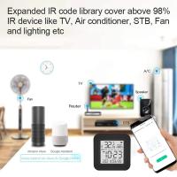 Tuya Smart Universal IR Remote Control Con Sensor De Temperatura Y Humedad Para Aire Acondicionado TV AC Compatible Con Alexa Google Home Yandex - details 7