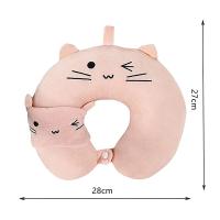 Almohada De Viaje Portátil Para Adultos Y Niños Soporte De Cuello Cómodo Para Dormir Mientras Se Viaja Y Acampa Forma U Microfibra Poliéster / Algodón - details 7