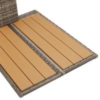vidaXL Ducha Exterior  Gris Resina, Madera 60 x 80 x 214 cm - details 5