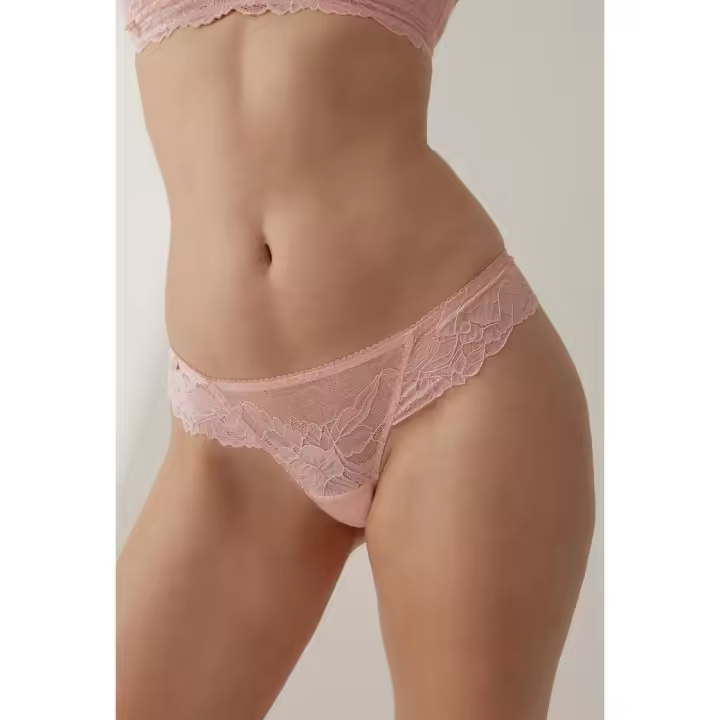Black Limba Tanga Rosalind - Blush - 1