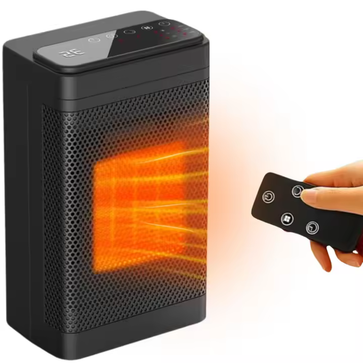 Calefactor Eléctrico Bajo Consumo, 1500W Calentador de Cerámica, Estufa Bajo Consumo, Calentador Eléctrico, Ahorro de Energía y （Dimensiones del producto : 15*10.5*27.2cm） - 1