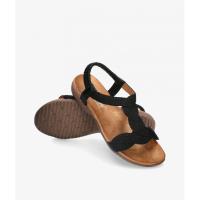 AMARPIES ABZ23572 Sandalias planas de Mujer 32592 24V SANDALIA TIRA TRENZA NEGRO - details 2