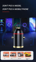 SEAMETAL Cargador De Coche 100W Alta Potencia Carga Super Rápida Doble Puerto Adaptador De Luz Del Cigarrillo Para iPhone Xiaomi Samsung - details 4