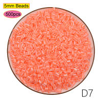 Perler Fuse Bolas De Fusión 5mm 500pcs Hama Juguete Educativo Para Niños Y Niñas DIY Pegboards Rompecabezas Inteligencia Educativa Craft De Pixels Juguetes Cilindros - details 6