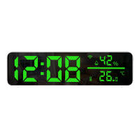 Sensor De Temperatura Y Humedad WiFi Tuya Con Alarma De Tiempo Y Espejo LED Para Decoración De Sala De Estar Pantalla De LED Material ABS - details 13