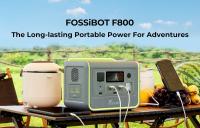 FOSSiBOT F800 Estacion de Energia Portatil y Generador Solar Portatil, 512Wh LiFePO4 Batería, Salida de 800W CA (1600W pico), Recargable al 100% en 1,2 Horas, Adecuado para Caravaning y Viajes - Verde - details 0
