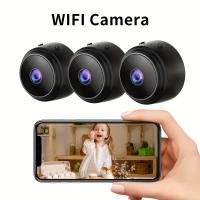 Cámara de Seguridad WiFi Compacta with Part Trasera Magnética, Recargable por USB, Controlada por App para Vigilancia en Hogar y Oficina - Blanco y Negro, Grabación en Bucle 24/7, soporte Multi-Usual - details 1