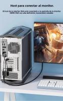 Adaptador Splitter 2-en-1 1080P HDMI Compatible VGA Con Audio 3.5mm Compatible Con Laptops Y Monitores Cable HDMI-Compatible - details 5