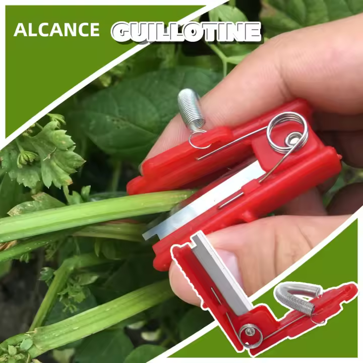 Multifuncional Cuchillo De Dedo Para Jardín Alicate De Podar Frutas Dispositivo De Recogida De Fruta Herramienta De Corte Con Protector De Anillos Y Atrape Mano - 1