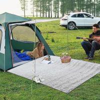 Manta De Camping Térmica Doblesided 195x180cm Alfombra De Plástico Para Pícnic Y Exterior Plegable Isolante De Aluminio Para Suelo Del Tienda - details 7