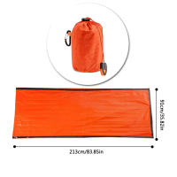 Bolsa De Dormir De Emergencia Aluminio Película Tapete Térmico Impermeable Y Viento Práctico Para Camping Y Senderismo - details 5