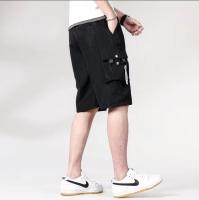 Shorts De Verano Para Hombre, Pantalones Medianos Sueltos Y a La Moda, Capris Para Instagram, Cintura Media, Pierna Ajustada - details 4