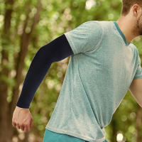 Pareja De Protección Solar Para Brazos Unisex Mallas De Protección UV Deporte Cubierta De Mano Poliéster Para Hombres Y Mujeres - details 4