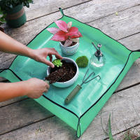 Alfombra De Jardín Para Repotear Plantas Impermeable Manta Transplantable Para Suculentas Interior Portátil Alfombra De Jardinería Para Suelo - details 2