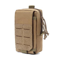 Bolsa De Teléfono Móvil Impermeable Para Correr Con Cinturón Especial Para Hombres Bolsa De Supervivencia EDC Con Molle Y Monedero Para Mochila - details 5