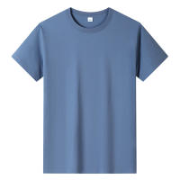 Camiseta De Algodón Para Hombre Verano Manga Corta Suave Antipelusa Tallas M a 5XL Ropa Casual Estilo O-Neck Solido - details 8