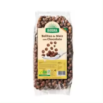 BOLITAS DE MAIZ con chocolate 250 gr BIO - 1