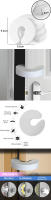 4Pcs Protección De Dedos Para Puertas Antichoque De Espuma Suave Diseño Elegante Seguridad Infantil Previene Golpes En Las Puertas - details 0