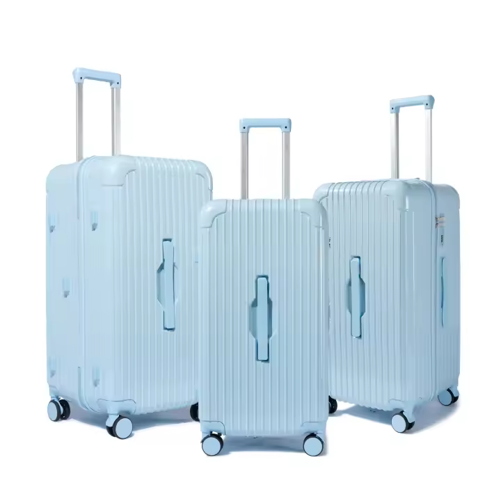 S7STAR Conjunto de Maletas de Viaje Elegantes: Carcasa Ligera de ABS, Cerradura Numérica, 4 Ruedas Giratorias 360°, Asa Telescópica de Aluminio Juego de Maletas Set Trolley Maleta Cabina - 1