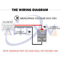 Voltímetro Digital DC5-100V Con Pantalla LED Para Coche Medidor De Voltaje Y Corriente Panel De Monitorización Circular - details 1