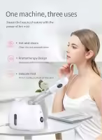 Humidificador De Vapor Facial Con Ozono Limpieza Profunda Para El Rostro Máquina De Vapor Para Spa En Casa Y Salón Cuidado De La Piel Blanqueador - details 1