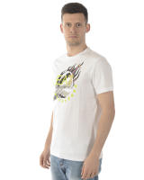Emporio Armani EA7 Camiseta Algodón Hombre Blanco 3GPT12PJT7Z 1100 - details 3