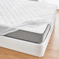 Protector De Colchón Acolchado Impermeable, Transpirable Y Antiácaros, Acolchado Basic Blanco Funda De Colchón de verano Cubierta De Cama Lavable Gruesa Protector De Colchón Resistente Al Agua 90/105/135/150Cm - details 0
