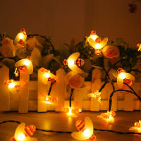 Luces De LED En Forma De Abeja Solar Para Jardín Balcones Árboles Decoración De Fiesta Navidad Halloween 12m/7m/5m - details 6