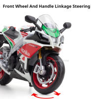 Modelo De Motocicleta De Aleación APULIA RSV4 SUZUKL GSX a Escala 1:12 Con Girado Del Neumático Delantero Y Suspensión Trasera Regalos Para Niños - details 5